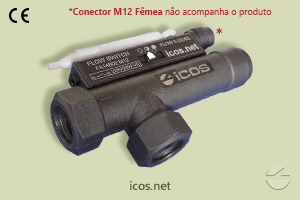 Sensor de Fluxo (Fluxostato) para baixas vazões FA14B02-M12