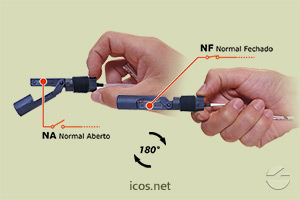 Sensor de Nível Icos LA22N-40 - Gire o Sensor para Funcionamento NA ou NF